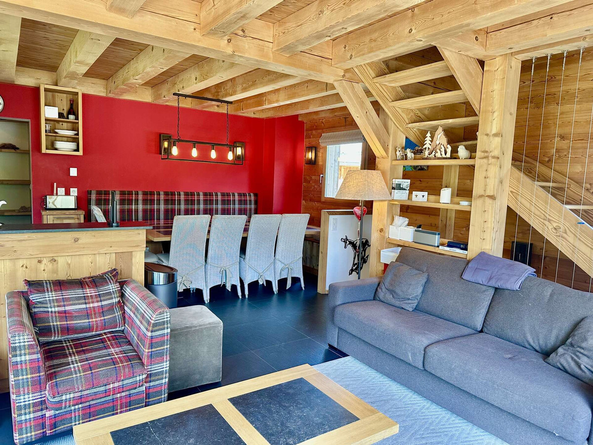 Chalet 12 pers. 5 chambres avec poêle à bois à Valloire - Photo 3