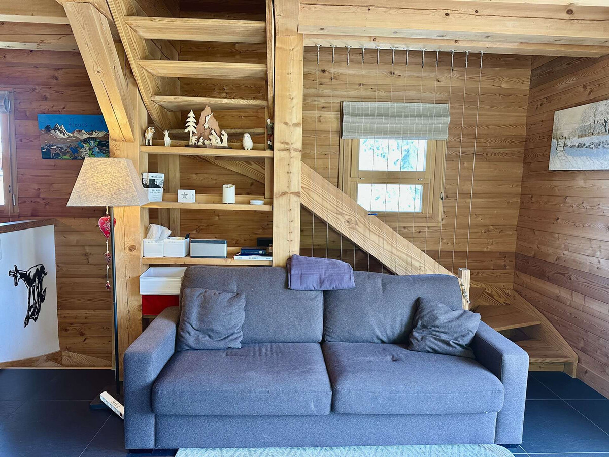 Chalet 12 pers. 5 chambres avec poêle à bois à Valloire - Photo 4