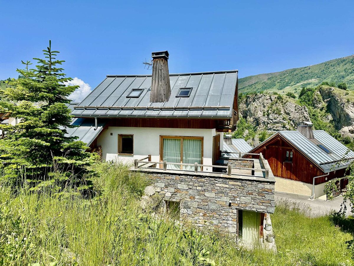 Chalet 12 pers. 5 chambres avec poêle à bois à Valloire - Photo 22