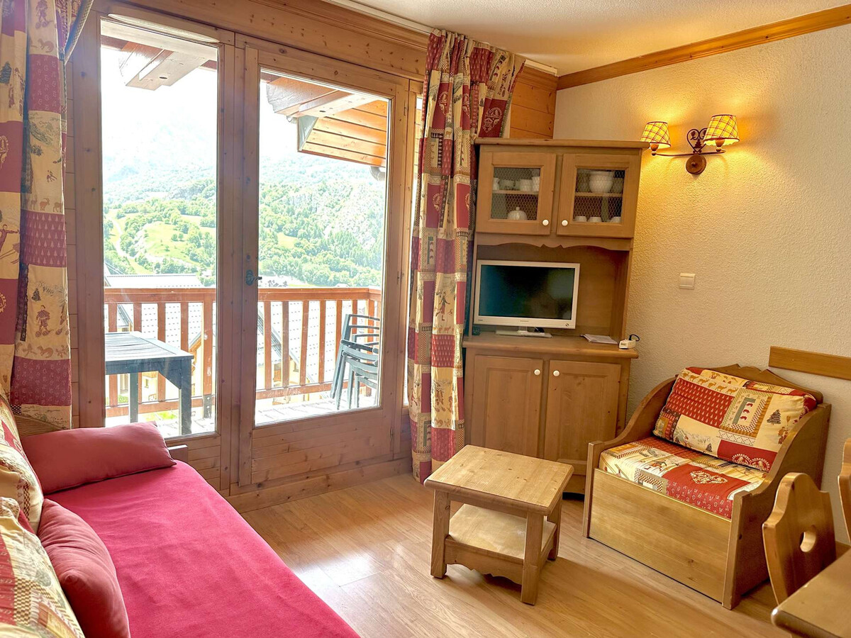 Duplex 8 pers. à Valloire, 3 chambres et balcon sud - Photo 1