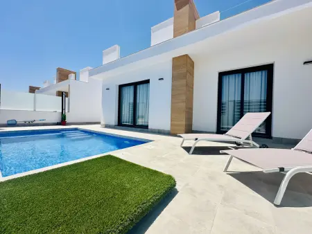 Location villa à Torre Pacheco, Maison avec piscine privée - 4 pers.