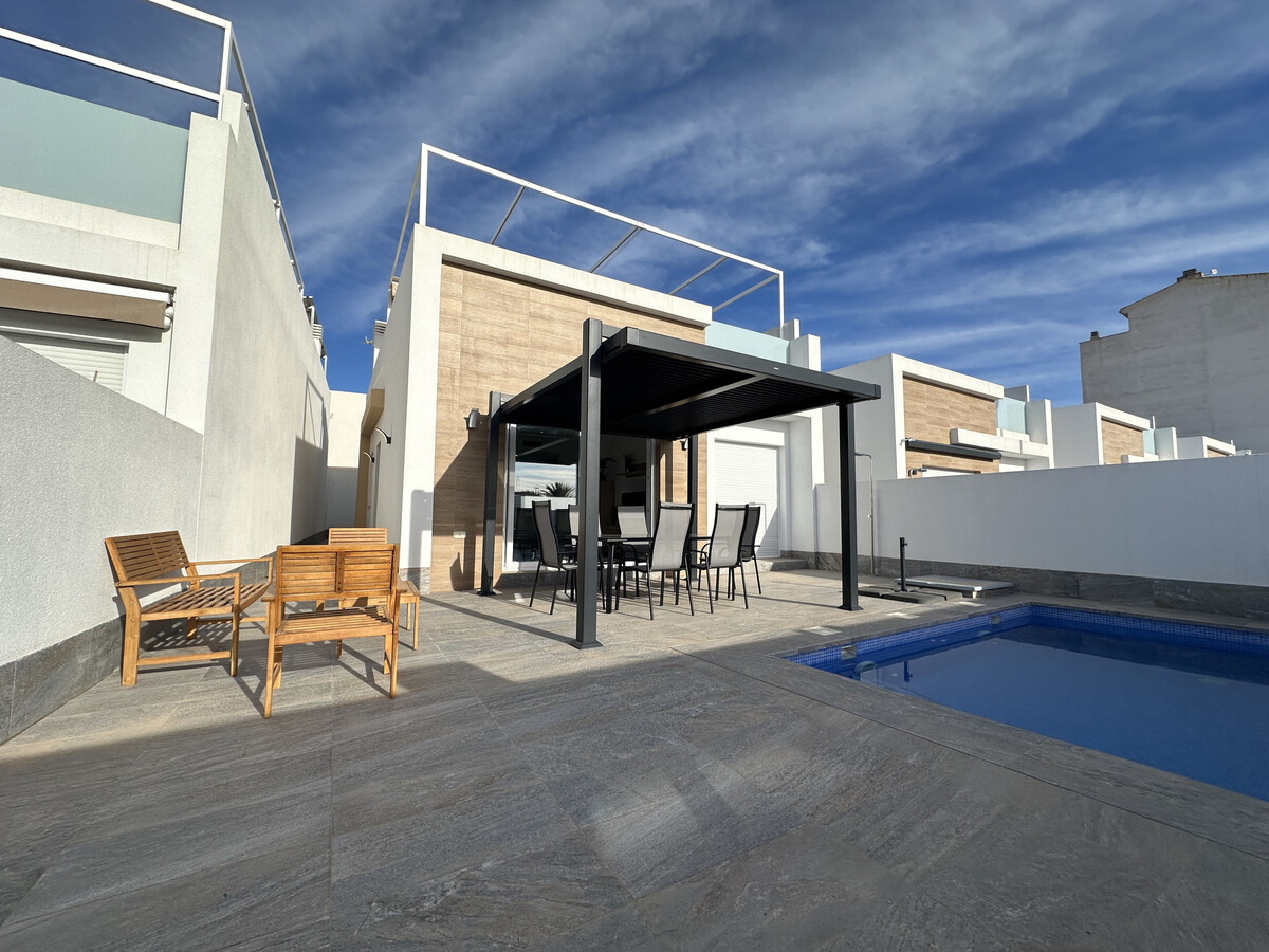 Villa moderne 3 chambres, piscine chauffée à Avileses - Photo 8