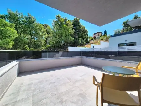 Villa Aloa II à Splitska, piscine privée et vue mer : photo 21