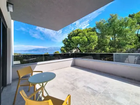 Villa Aloa II à Splitska, piscine privée et vue mer : photo 22