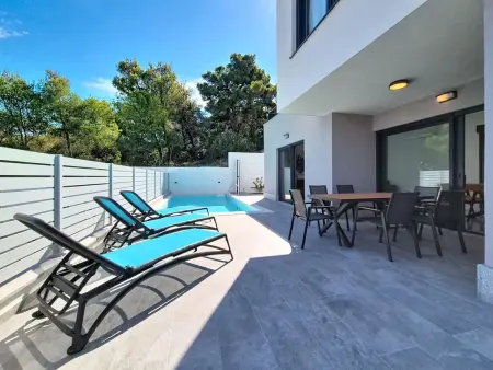 Villa Aloa II à Splitska, piscine privée et vue mer : photo 41
