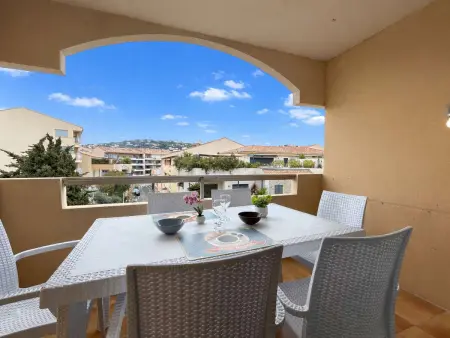 Studio lumineux, terrasse vue mer - 4 pers., Appartement 4 personnes à Sainte Maxime : photo 7