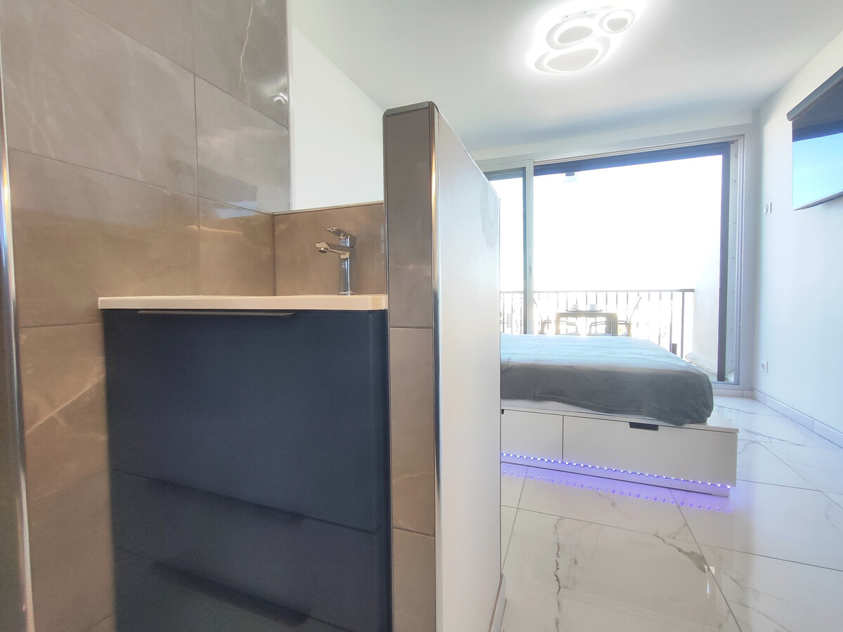 Studio climatisé vue mer à Cap d'Agde, 150 m plage - Photo 11