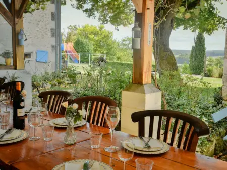 Maison Maswari à Lusignac : 2 maisons, piscine chauffée : photo 22