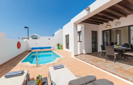 Rosa Blanca, maison 200 m² avec piscine privée chauffée : photo 15