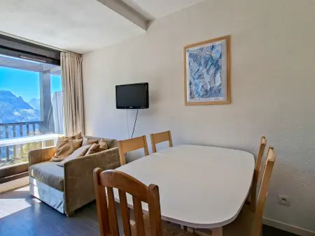 Appartement 2 pièces vue Flaine, pistes à 100 m, parking couvert : photo 4