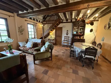 Gîte 6 pers. avec plan d'eau privé et 3 ha - Sologne : photo 5