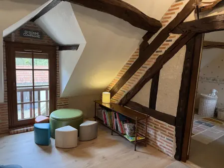 Gîte 6 pers. avec plan d'eau privé et 3 ha - Sologne : photo 16