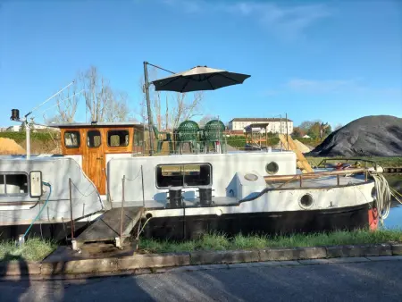 Location gite à Thourotte, Péniche avec terrasse sur leau - 4 pers.
