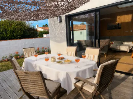 Maison conviviale proche plage - 7 pers., Maison 7 personnes à La Guérinière - Photo 1