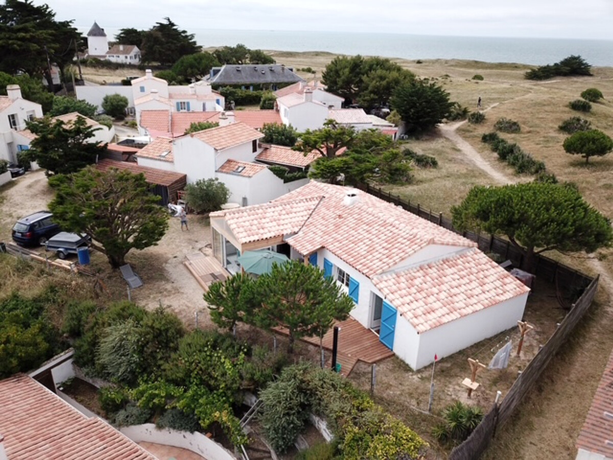 Maison 8 pers. sur les dunes de Barbâtre, vue baie - Photo 2