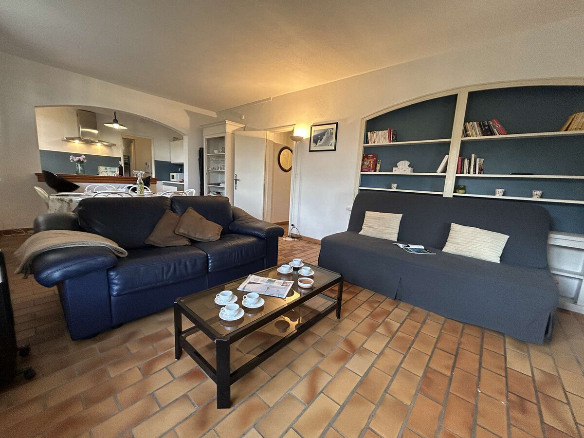Appartement 3 pièces 8 pers, terrasse vue mer à 350m de la plage - Photo 1