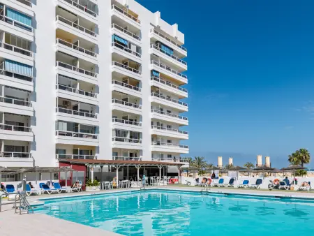 Location appartement à Fuengirola, Studio bord de mer à Fuengirola avec climatisation et WiFi