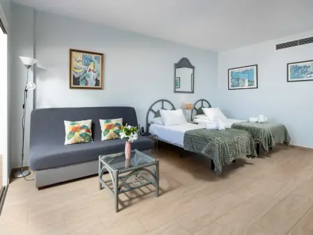 Studio vue mer à Fuengirola, 52 m² front de plage : photo 4