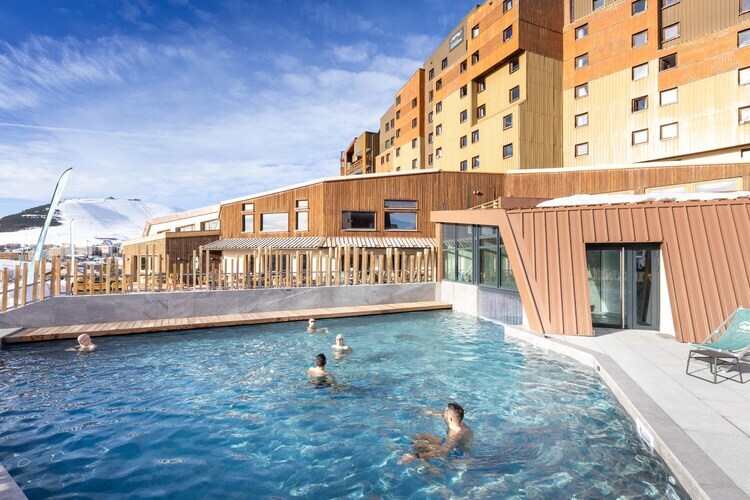 Les Bergers : chalet 3 personnes avec piscine à Alpe d'Huez - Photo 5