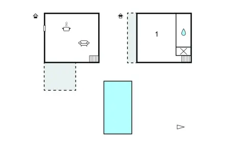 Maison 50 m² piscine privée à Salavas : photo 14