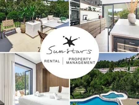 Location appartement à Marbella, Appartement à Benahavís avec clim - 6 pers.