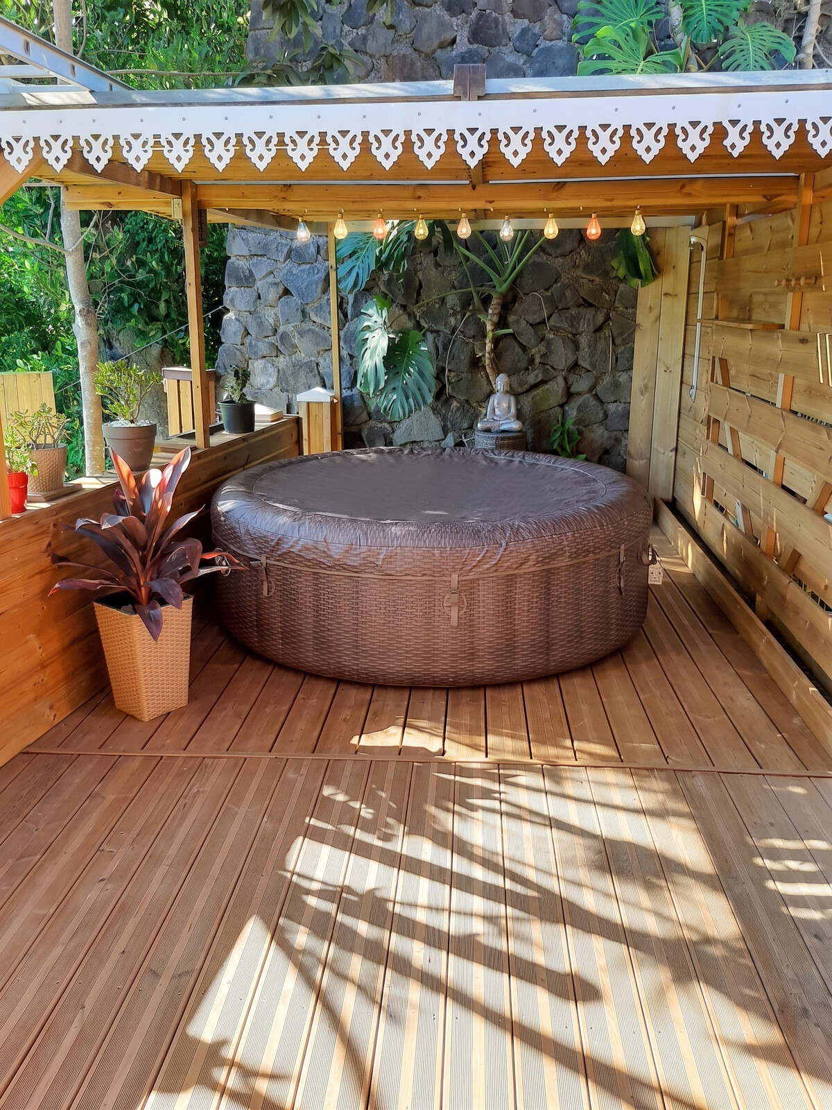 Maison avec spa et vue montagne à Entre-Deux, La Réunion - Photo 4
