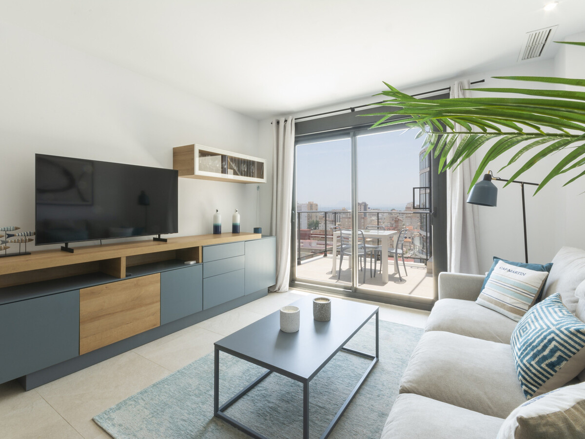 Penthouse Gandía avec terrasse sur toit et vue mer - Photo 8