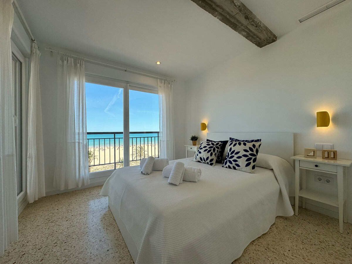 Appartement 8 pers. vue mer, première ligne plage Gandía - Photo 2