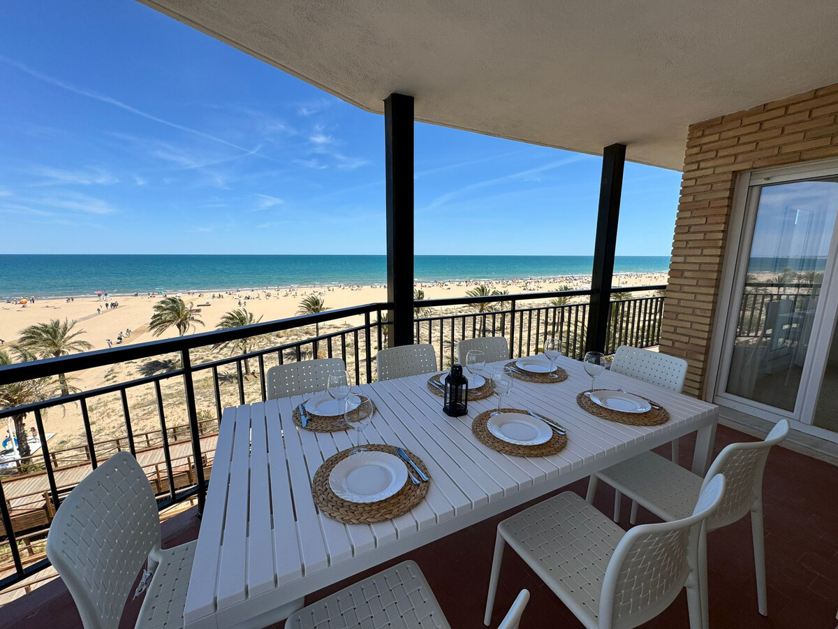 Appartement 8 pers. vue mer, première ligne plage Gandía - Photo 3