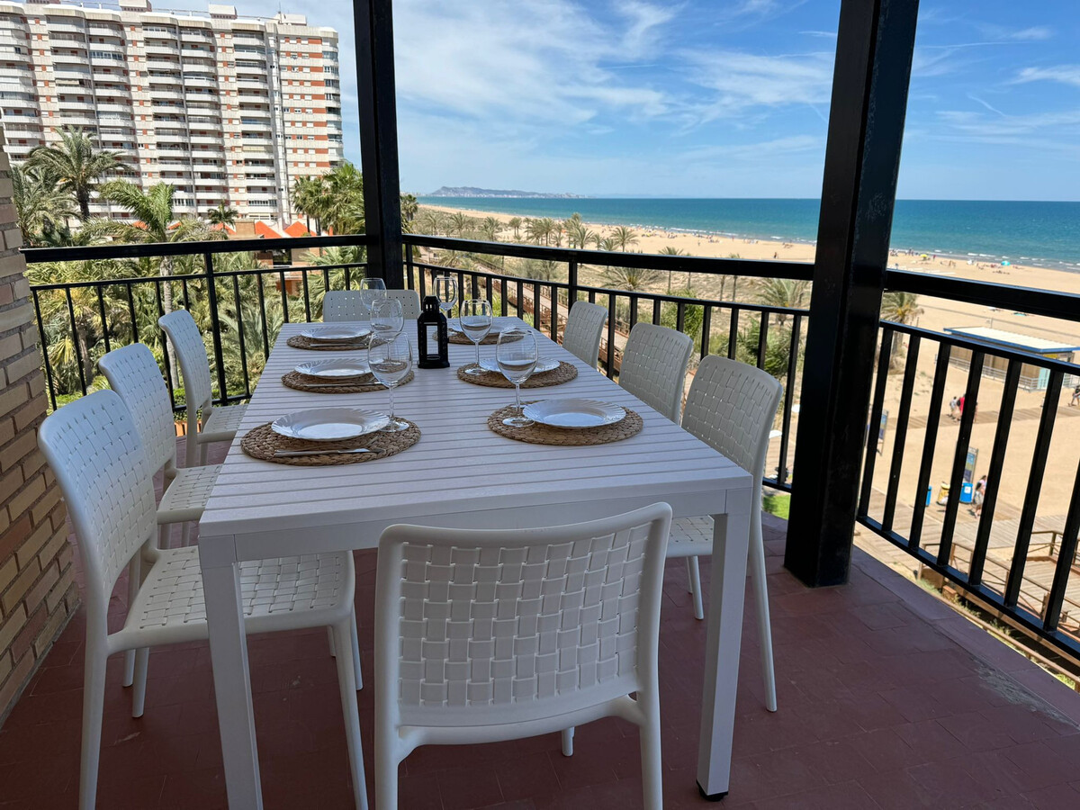 Appartement 8 pers. vue mer, première ligne plage Gandía - Photo 5