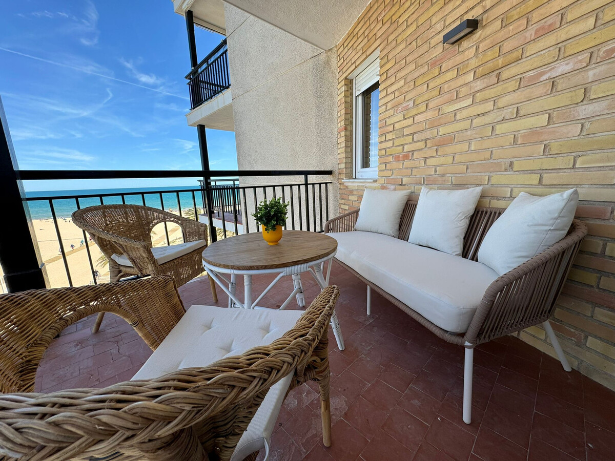Appartement 8 pers. vue mer, première ligne plage Gandía - Photo 6