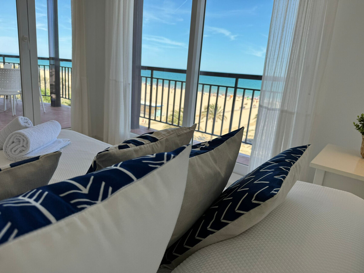 Appartement 8 pers. vue mer, première ligne plage Gandía - Photo 19