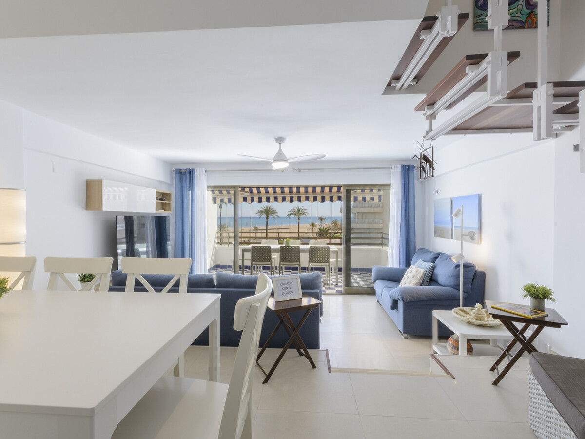 Duplex 120m² première ligne de plage, 8 pers à Gandía - Photo 1