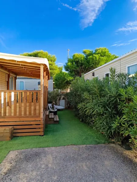 Bungalow moderne 8 pers. à Canet-en-Roussillon, accès 3 piscines : photo 9