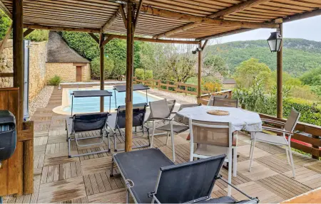 Maison pierre et piscine chauffée à Castelnaud-la-Chapelle : photo 7