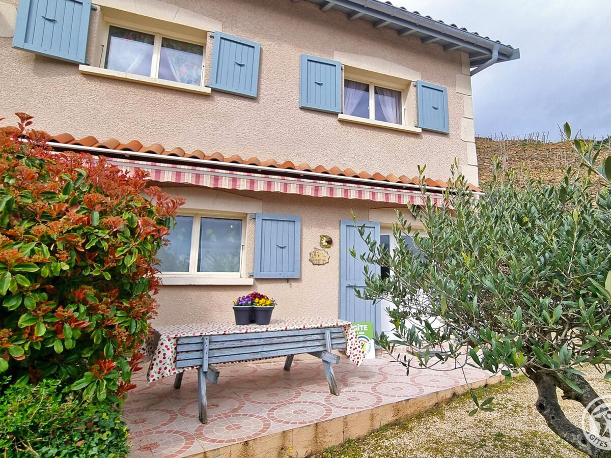Le Piégonnier, gîte 10 pers. à Chavanay, cour fermée - Photo 1