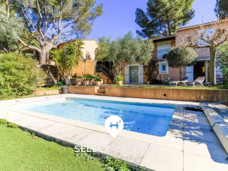 Villa avec piscine, animaux admis - 10 pers. Vue sur collines - Photo 17