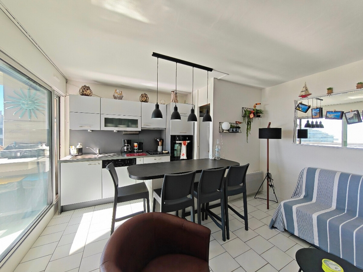 T2 cabine 44m² vue mer - 5ème étage Canet-en-Roussillon - Photo 6