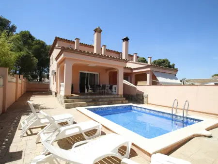Location villa à Miami Platja, Villa avec piscine, clim et WiFi - 8 pers.
