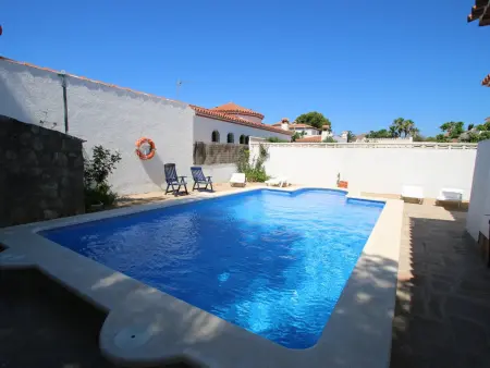 Location villa à Miami Platja, Villa piscine privée, clim - 8 pers.