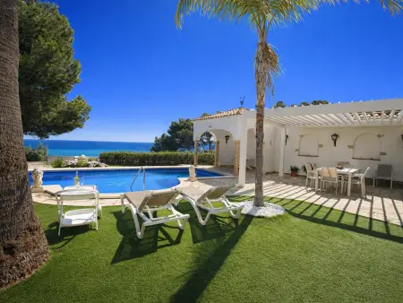 Location villa à Miami Platja, Villa avec piscine privée, clim et vue mer