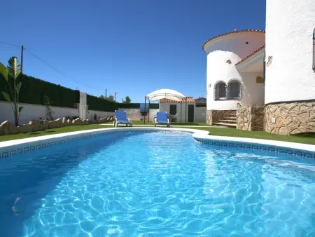 Location villa à Miami Platja, Villa avec piscine et clim - 8 pers.