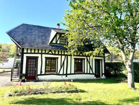 Location maison à Beaumont le Roger, Normannisches Haus mit großem Garten in der Nähe von Paris