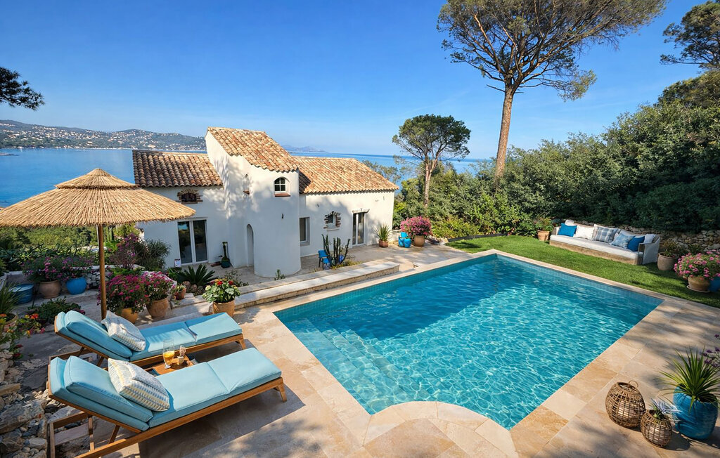 Maison 6 chambres vue mer avec piscine à Sainte-Maxime - Photo 1