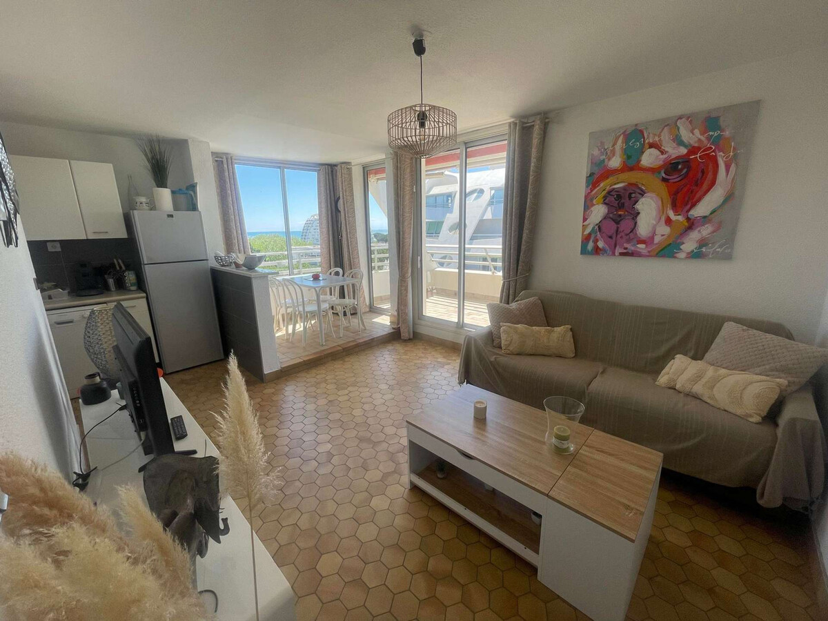 Appartement 2 pièces cabine 6 pers, vue mer, 300m plage - Photo 5