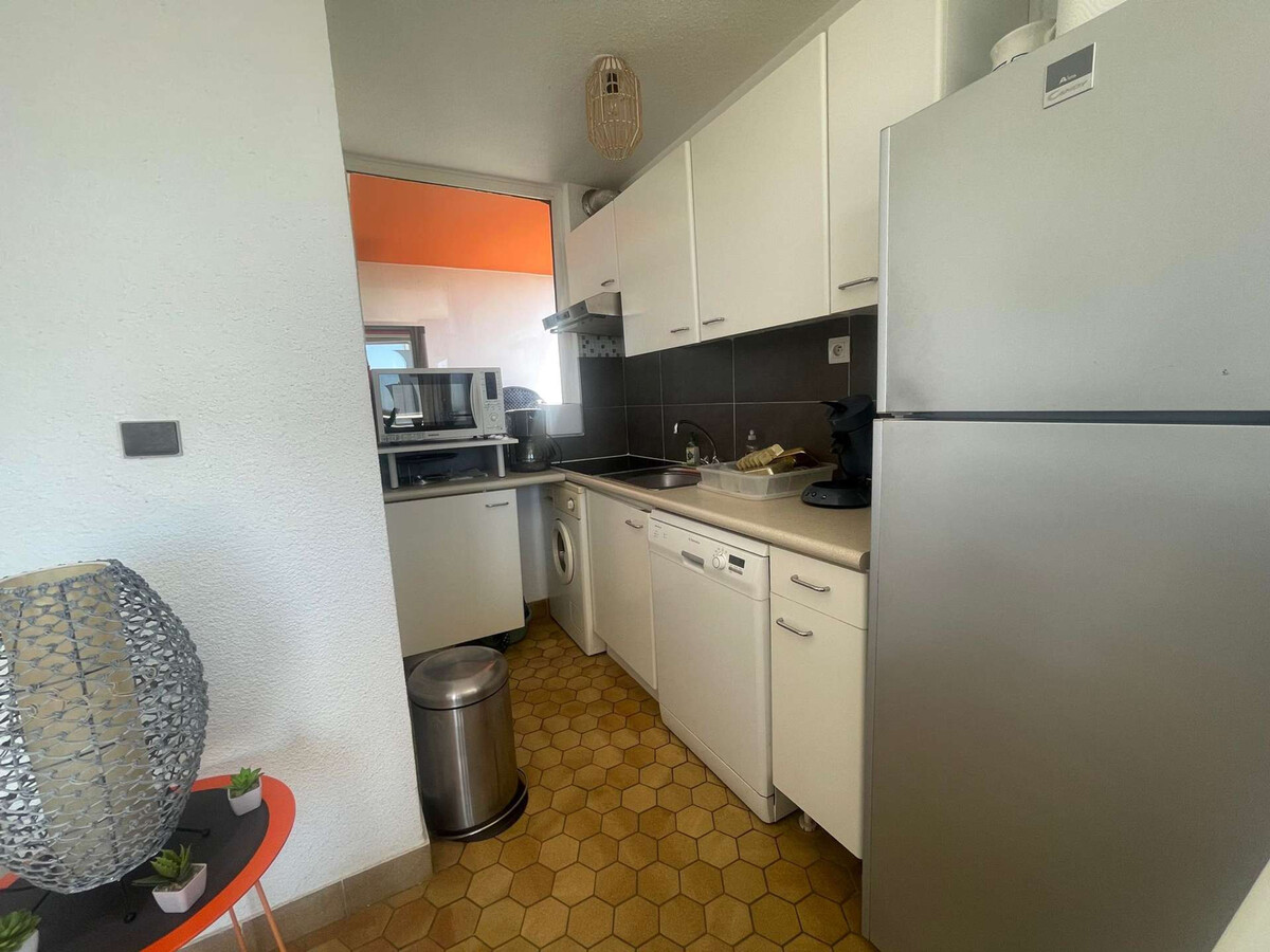 Appartement 2 pièces cabine 6 pers, vue mer, 300m plage - Photo 7