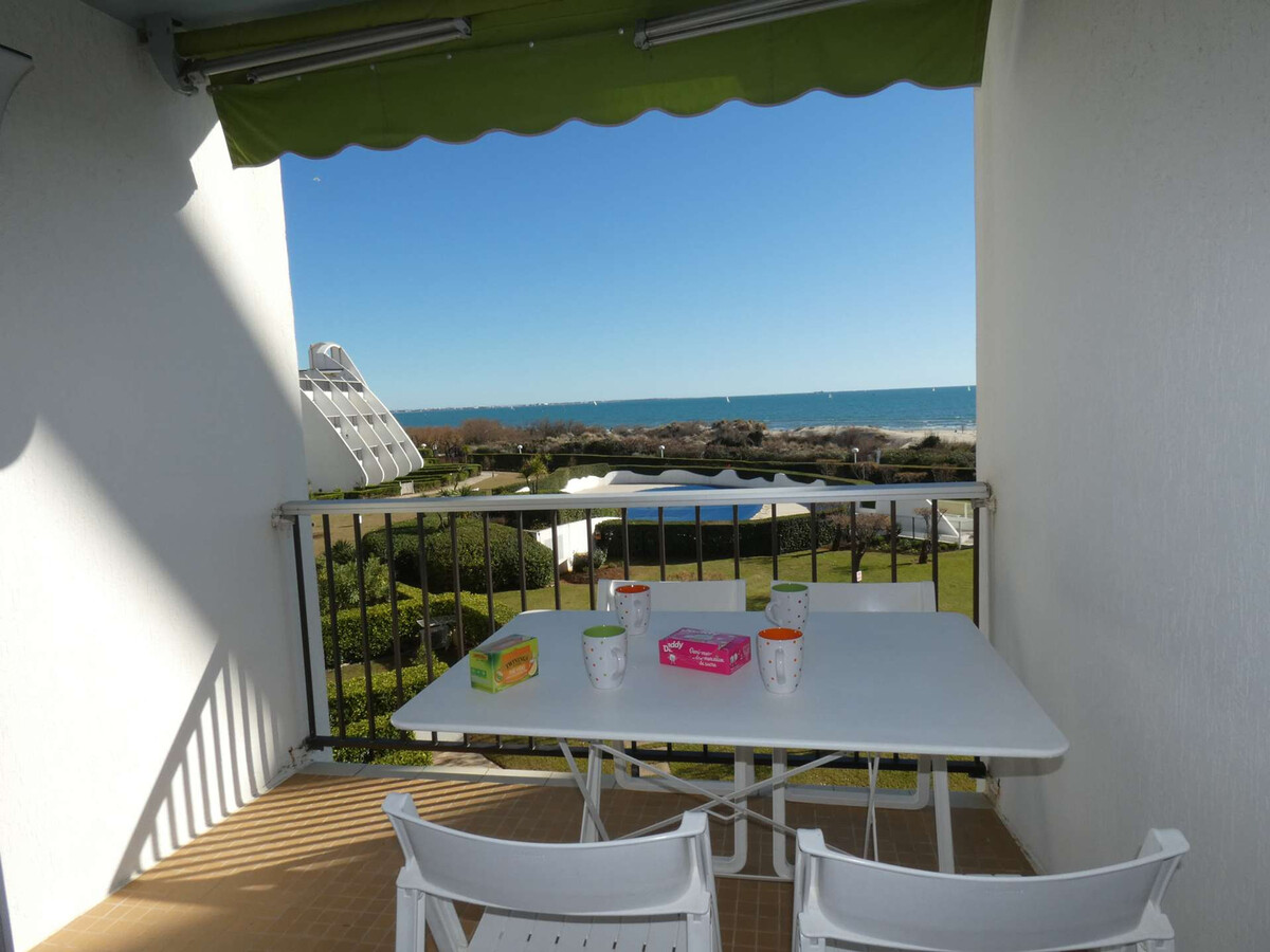 Studio cabine 4 pers. vue mer, piscine, parking à La Grande-Motte - Photo 1