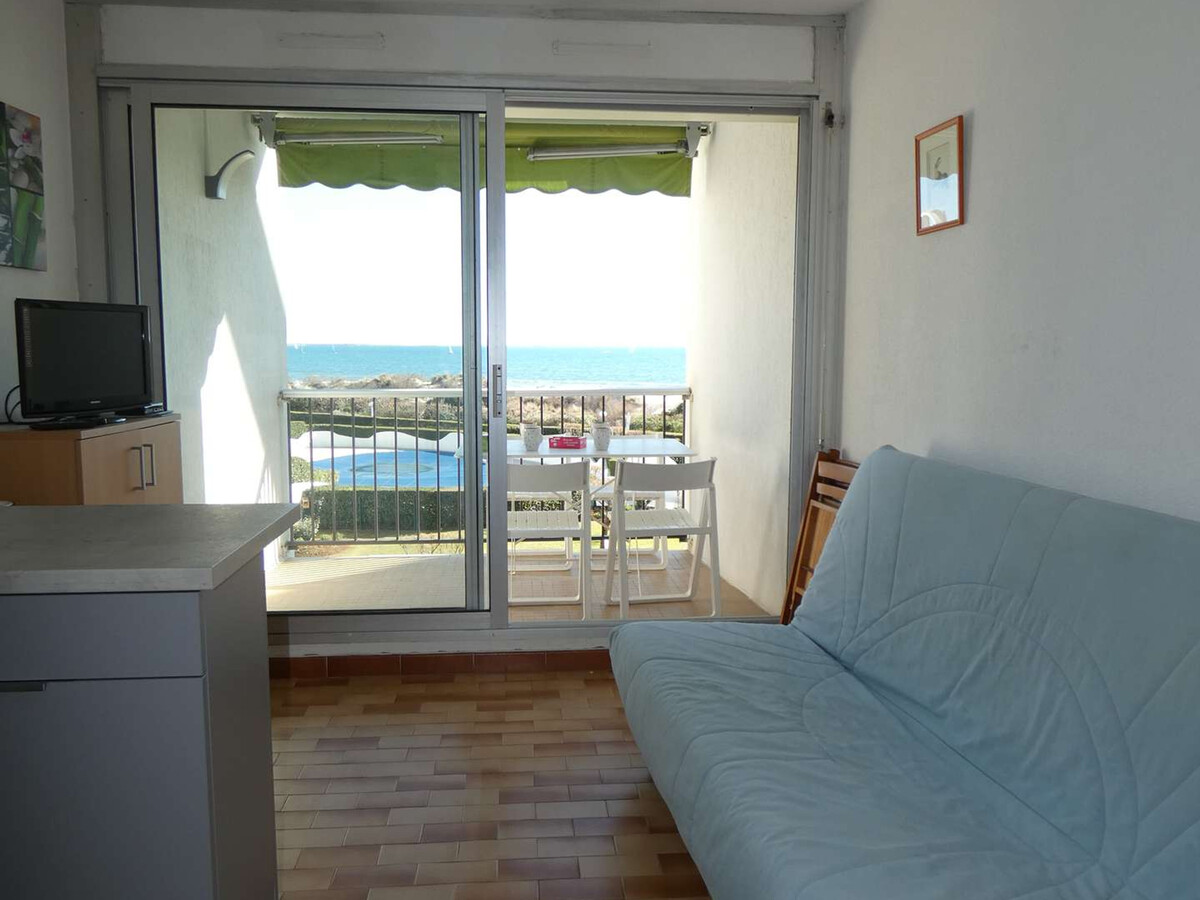 Studio cabine 4 pers. vue mer, piscine, parking à La Grande-Motte - Photo 6