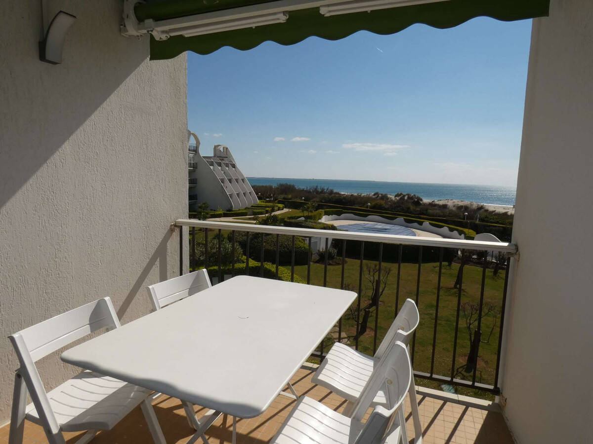 Studio cabine 4 pers. vue mer, piscine, parking à La Grande-Motte - Photo 8