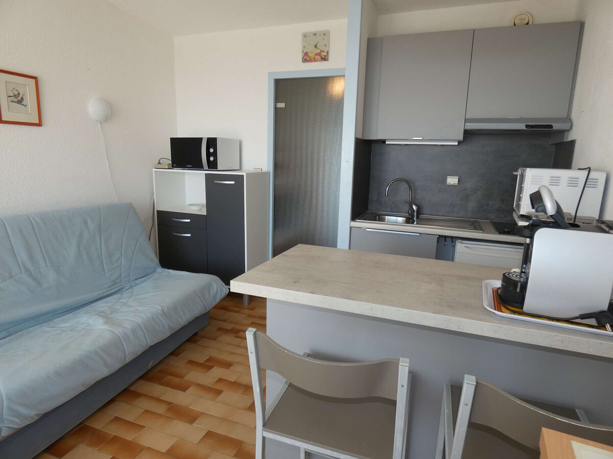 Studio cabine 4 pers. vue mer, piscine, parking à La Grande-Motte - Photo 9